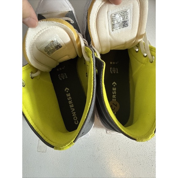 Converse All-Star Edge Glow Sneaker Gray Yellow Far From Chuck Taylor Men's 12 - Picture 4 of 7